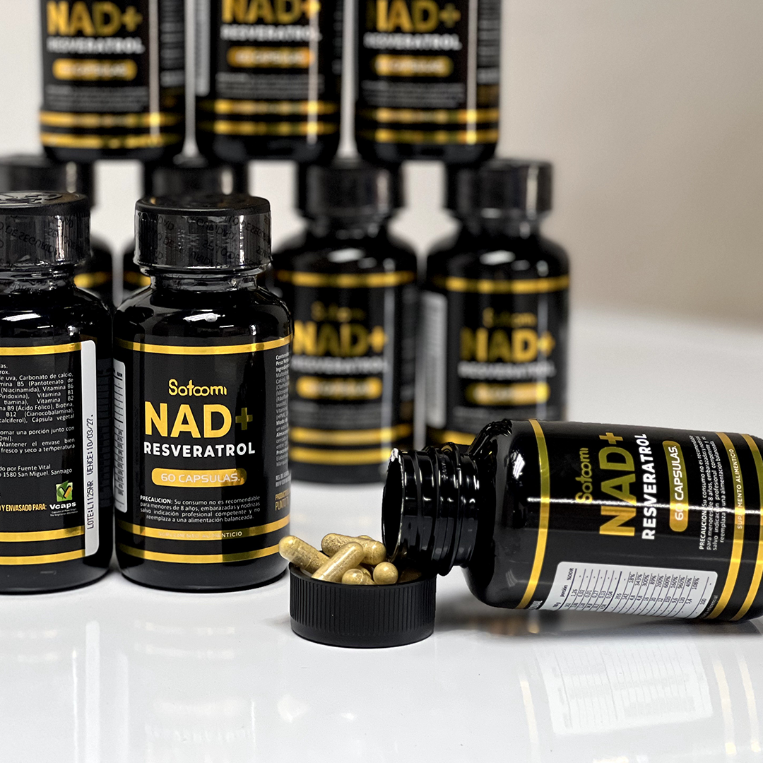Resveratol + NAD Satoomi X60 Capsulas - GRAN OFERTA 3 X 2 🔥🔥