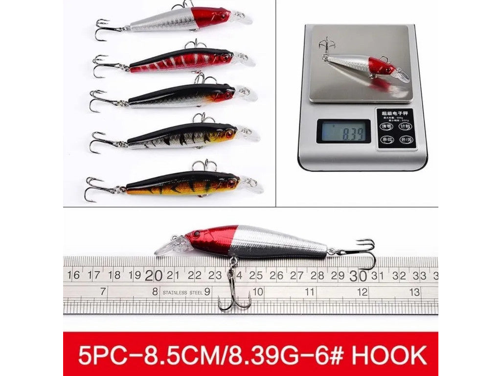 Set De Señuelos De Pesca De 56 Piezas