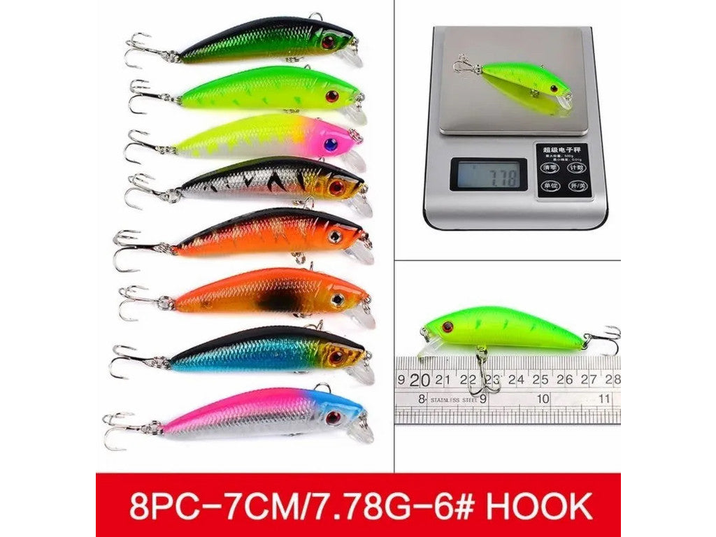 Set De Señuelos De Pesca De 56 Piezas