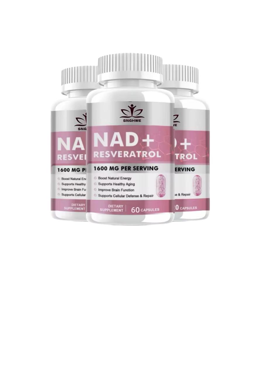 Liposomal NAD+ con Trans-Resveratrol Puro 98%- 60 CAPSULAS