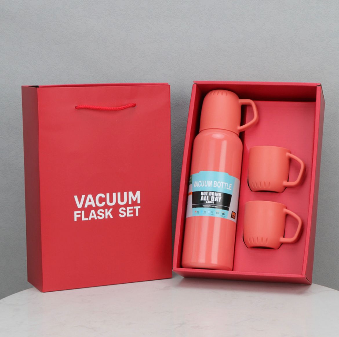 Termo Para Agua Caliente 500ml Con 3 Tazas