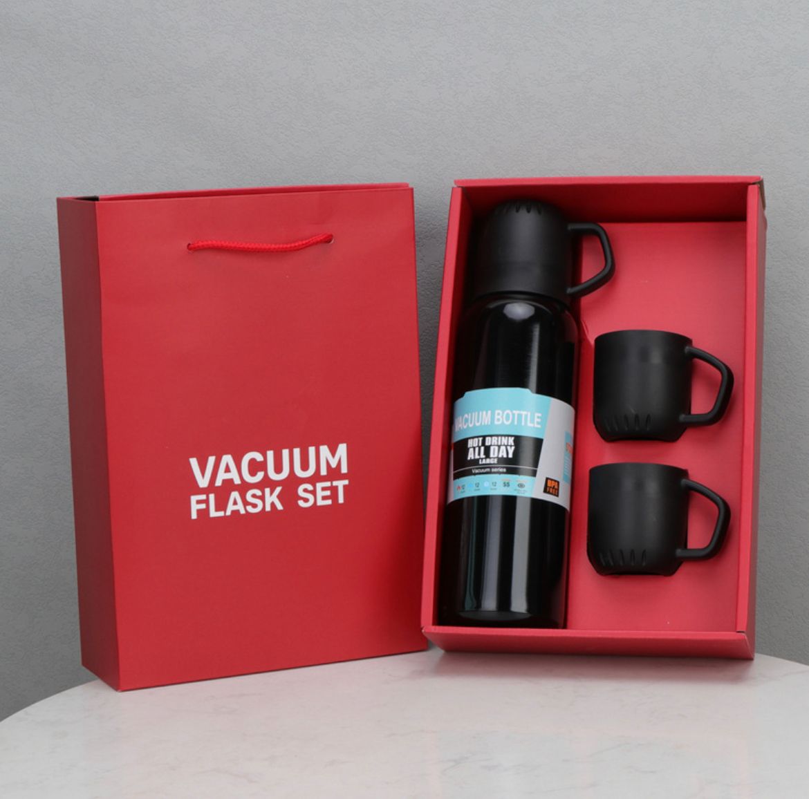 Termo Para Agua Caliente 500ml Con 3 Tazas