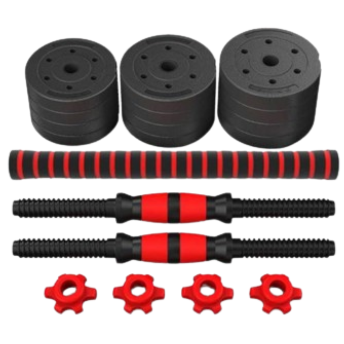 Juego de Pesas Ajustables 3 en 1 de 10 kg
