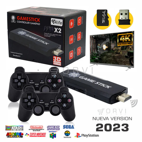 Consola Videojuego Retro Hdmi 4k 128Gb