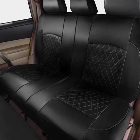 CUBRE ASIENTO DE AUTOS ecocuero Negro