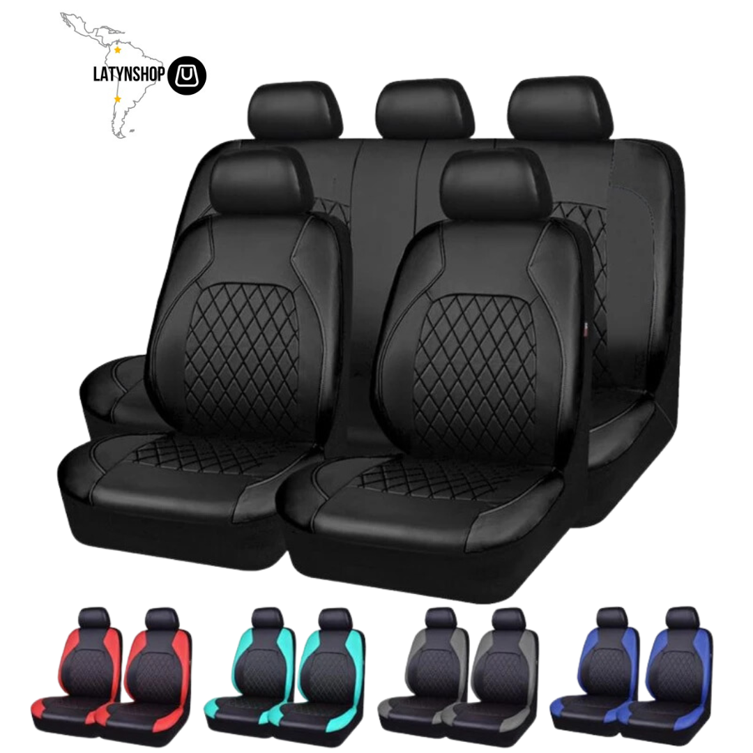 CUBRE ASIENTO DE AUTOS ecocuero Negro