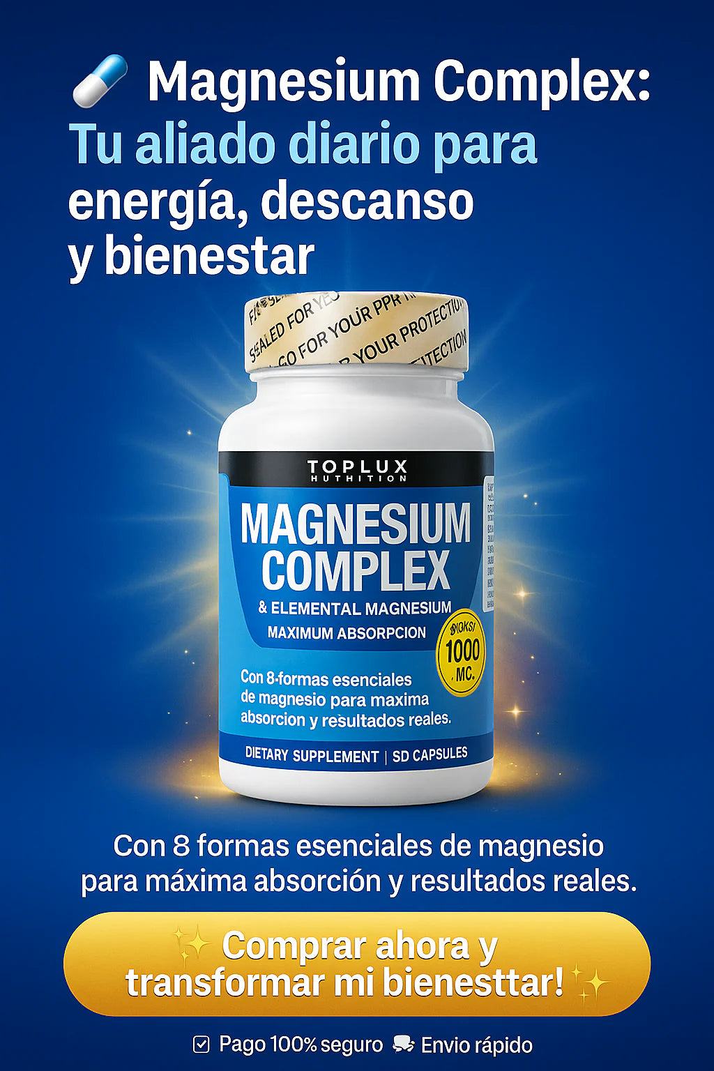 MAGNESIO COMPLEX - 60 Capsulas