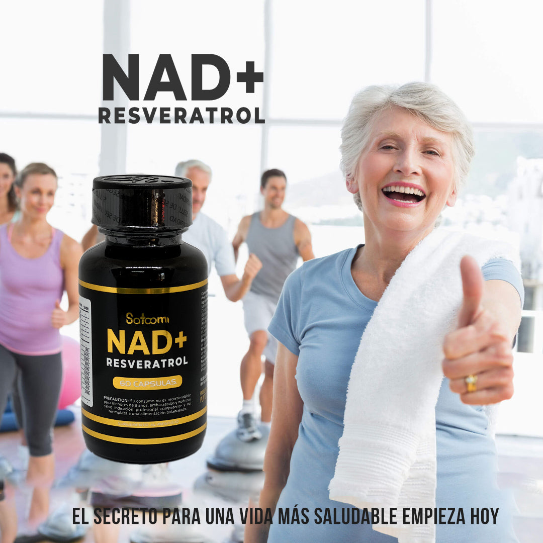 Resveratol + NAD Satoomi X60 Capsulas - GRAN OFERTA 3 X 2 🔥🔥