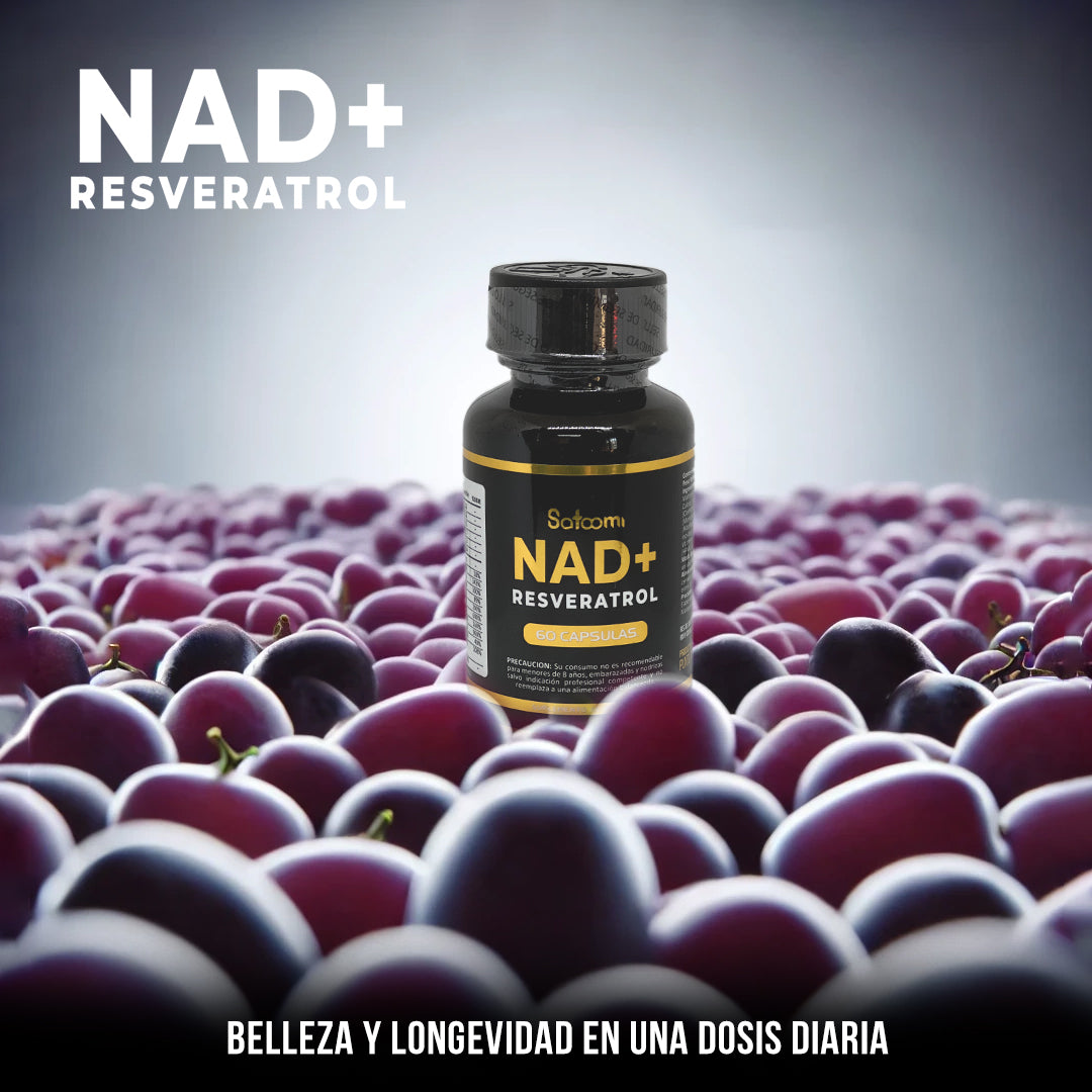 Resveratol + NAD Satoomi X60 Capsulas - GRAN OFERTA 3 X 2 🔥🔥