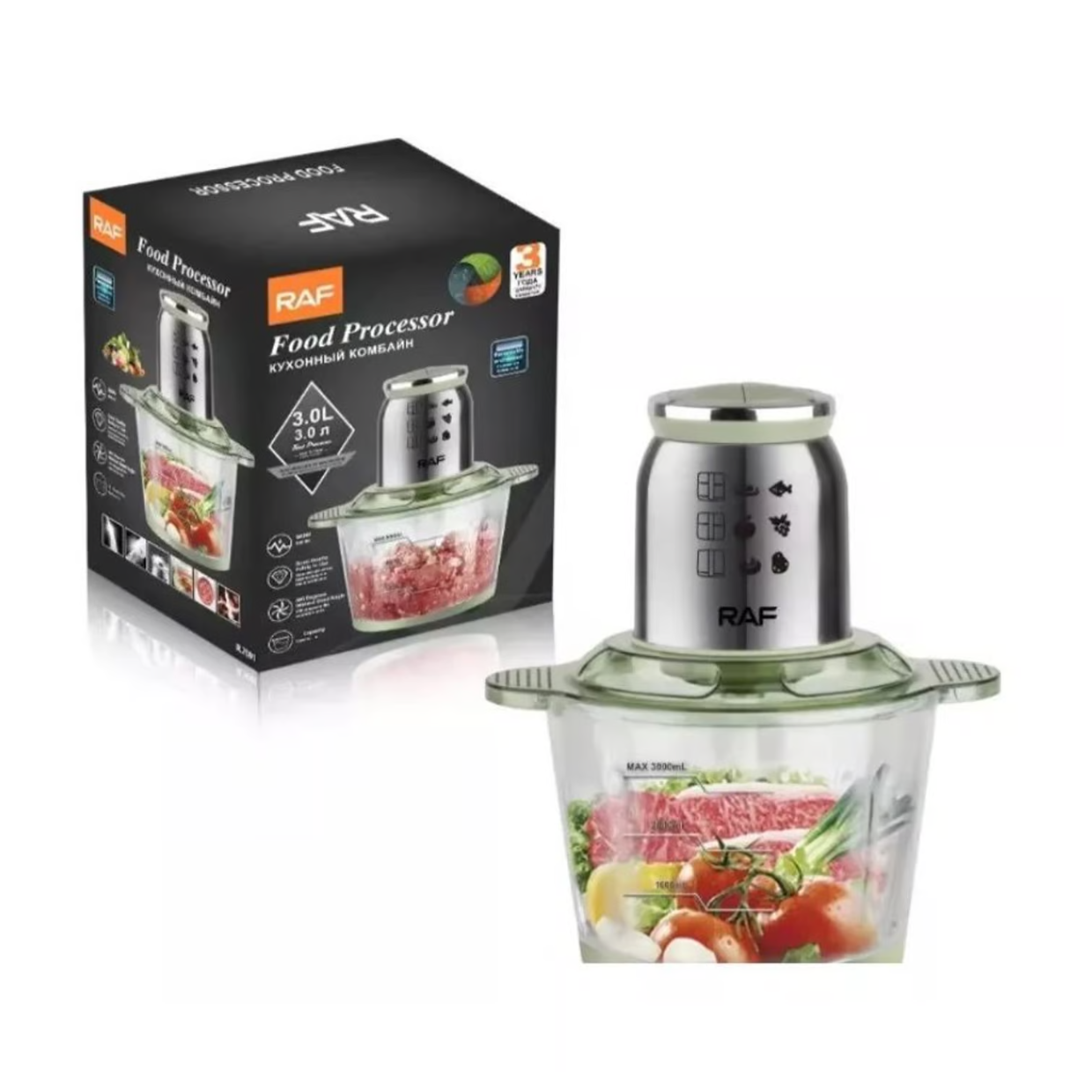 Procesador De Alimentos Picadora 3Litros