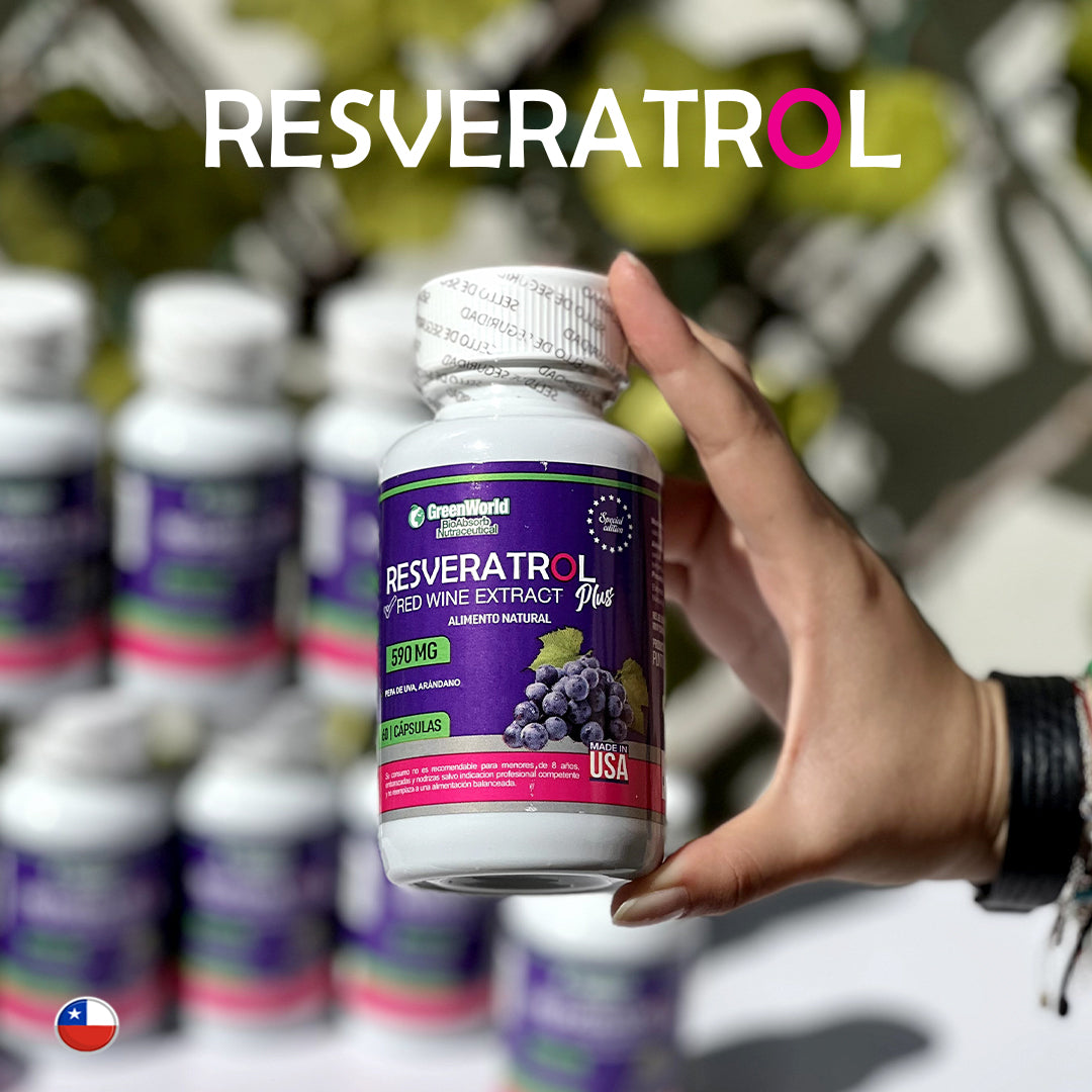 RESVERATROL™ 590 mg - GRAN OFERTA 3 X 2 🔥🔥- El Secreto para Combatir el Envejecimiento - 60 capsulas