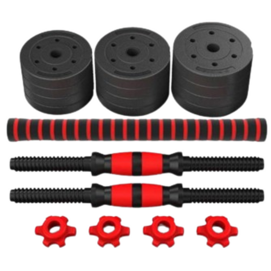Juego de Pesas Ajustables 3 en 1 de 10 kg