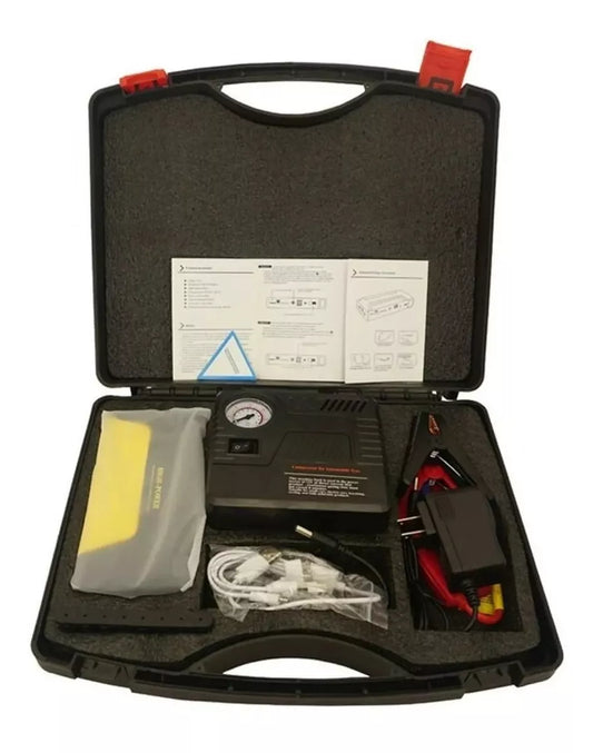 Partidor auto Batería De Auto+ Inflador