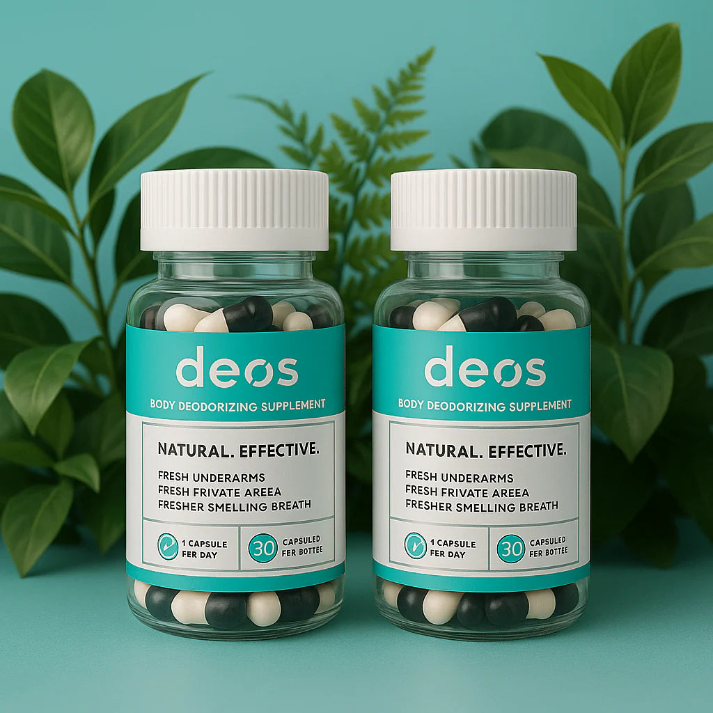 DEOS™ 30 CAP - GRAN OFERTA 3 X 2 🔥🔥- El primer desodorante interno que elimina el olor corporal de pies a cabeza