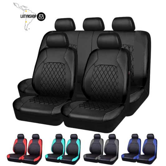 CUBRE ASIENTO DE AUTOS ecocuero Negro