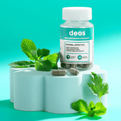 DEOS™ 30 CAP - GRAN OFERTA 3 X 2 🔥🔥- El primer desodorante interno que elimina el olor corporal de pies a cabeza