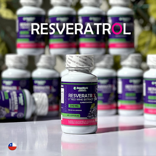 RESVERATROL™ 590 mg - GRAN OFERTA 3 X 2 🔥🔥- El Secreto para Combatir el Envejecimiento -  60 capsulas